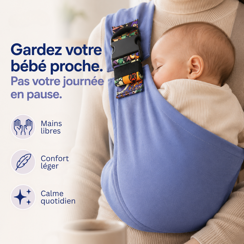Cuango Sling — Porte-bébé ergonomique mains libres