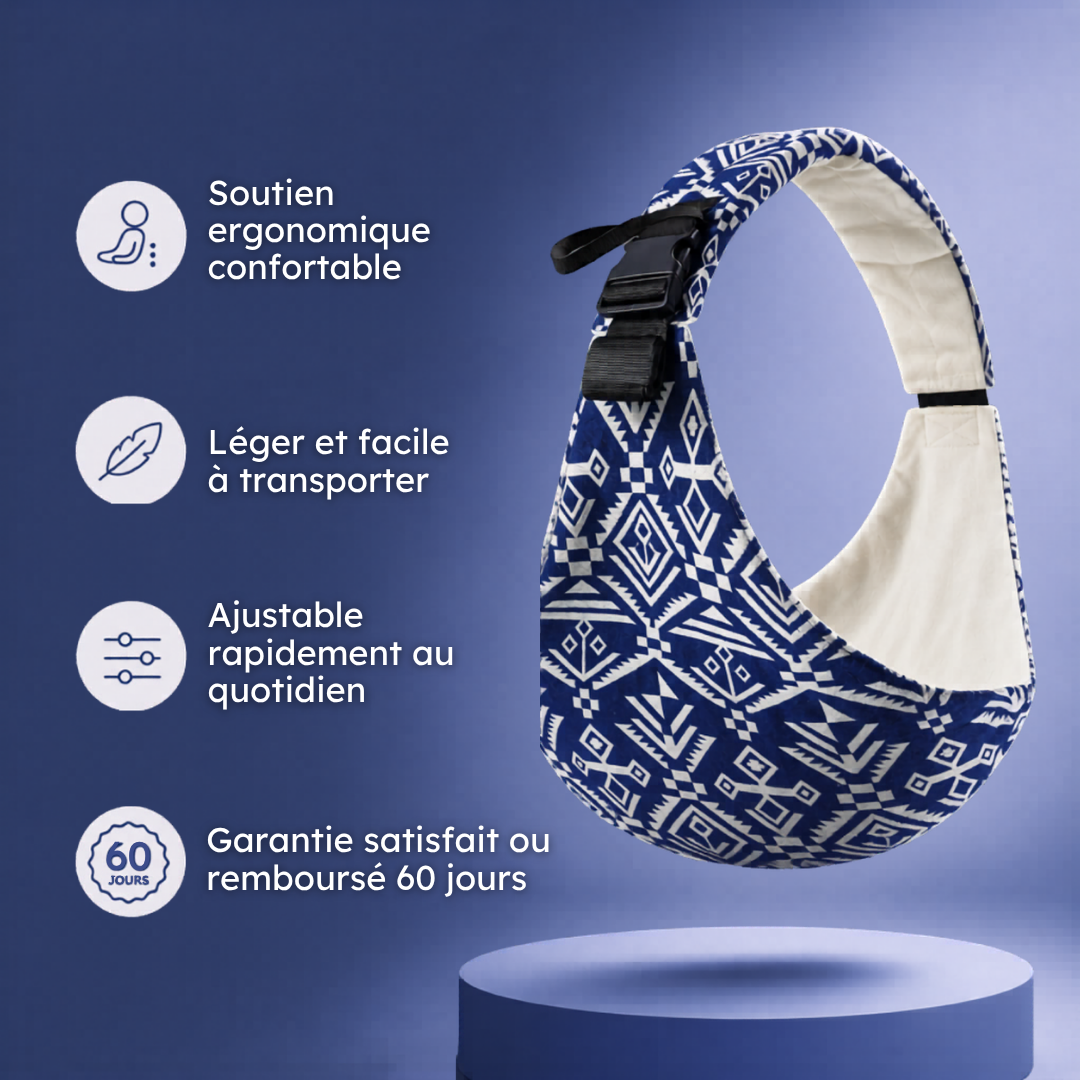 Cuango Sling — Porte-bébé ergonomique mains libres