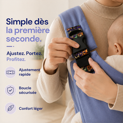 Cuango Sling — Porte-bébé ergonomique mains libres