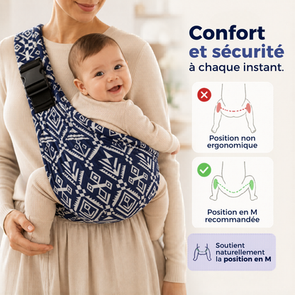 Cuango Sling — Porte-bébé ergonomique mains libres